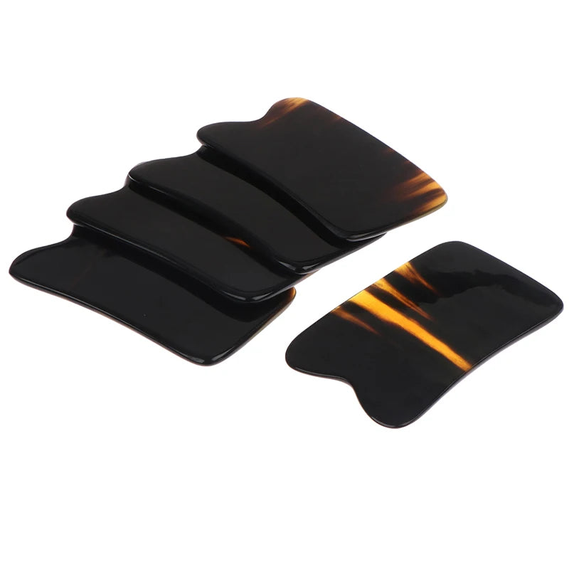 Natural Horn Gua Sha Board | Traditional Scraping Massage Tool Gua Sha Massage Tool QXL