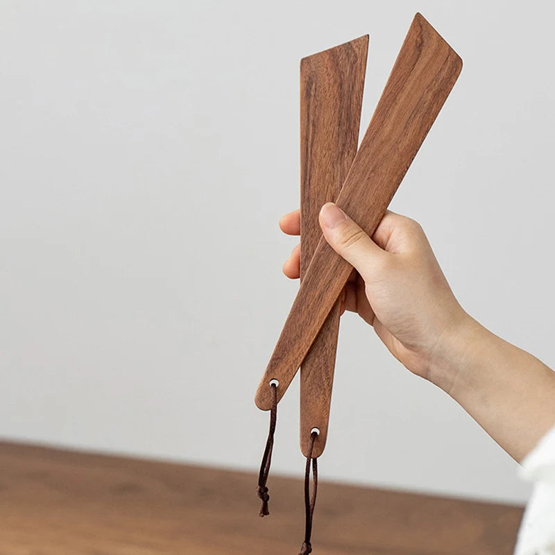 Teak Wood Triangular Spatula | Cooking & Camping Kitchen Tool Wooden Cooking Spatula QXL