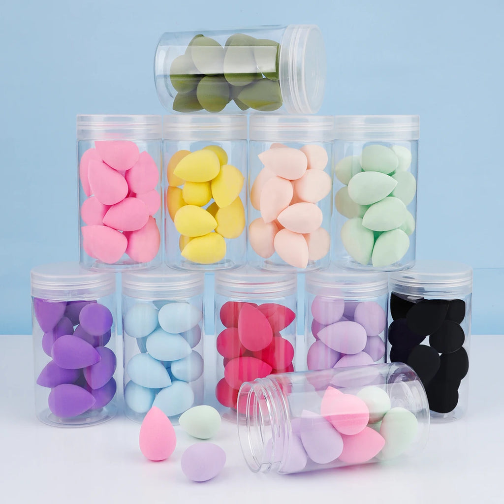 12-Pack Mini Makeup Sponges Wet & Dry Beauty Blender Set Makeup Sponge Set QXL