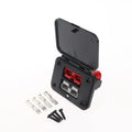 50A 600V Twin Flush Mount Plug Connector | EV & Forklift Flush Mount Connector QXL Red gray plug
