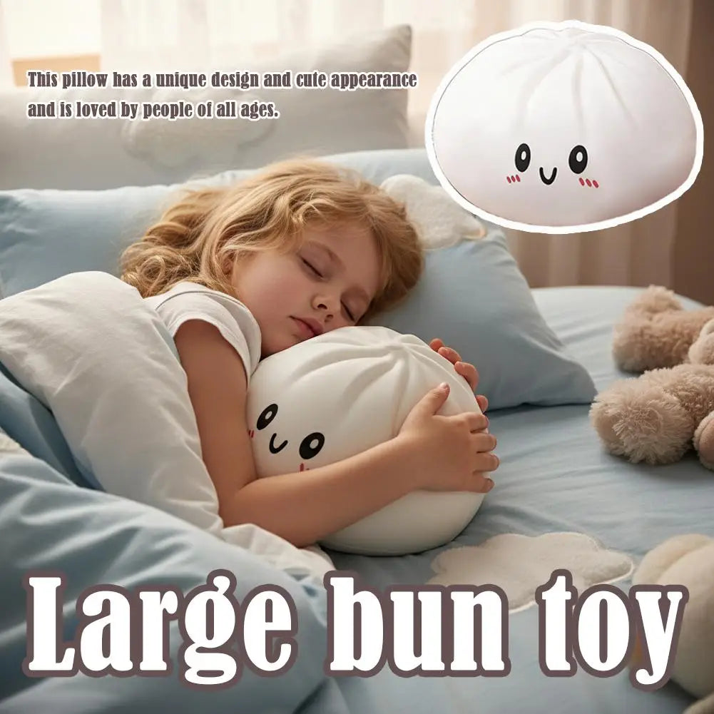25cm Kawaii Dumpling Plush Pillow | Soft Squishy Fidget Toy Plush Squishy Toy QXL