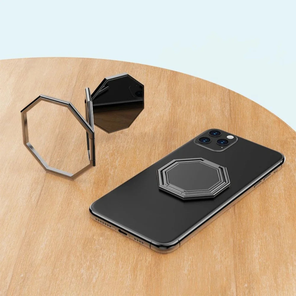 360° Rotating Phone Ring Stand | Foldable Metal Kickstand Phone Ring Stand QXL