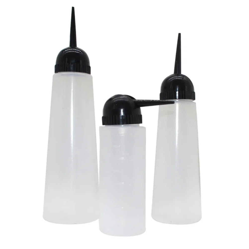5-Pack 260ml Hair Dye Applicator Squeeze Bottles | Oblique Tip Hair Dye Applicator Bottles QXL
