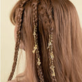 6-Pack Gold Dreadlock Beads | Adjustable Braid Cuff Clips Hair Braid Beads QXL No.9