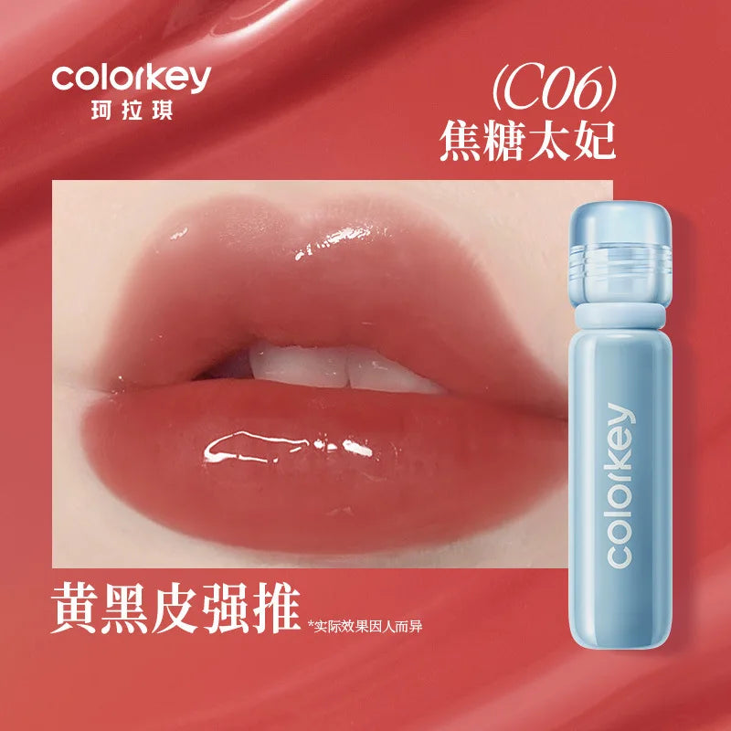 Colorkey Ice Diamond Lip Gloss | Mirror Glass Lips 6 Shades Lip Gloss QXL C06