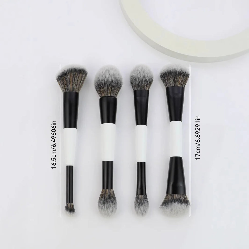 Double-Headed Makeup Brush | Foundation, Blush & BB Cream Makeup Brush QXL