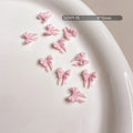 20-Pc 3D Resin Ribbon Bow Nail Charms | 2 Sizes, Colorful 3D Nail Charms QXL 20pcs DZ971-15
