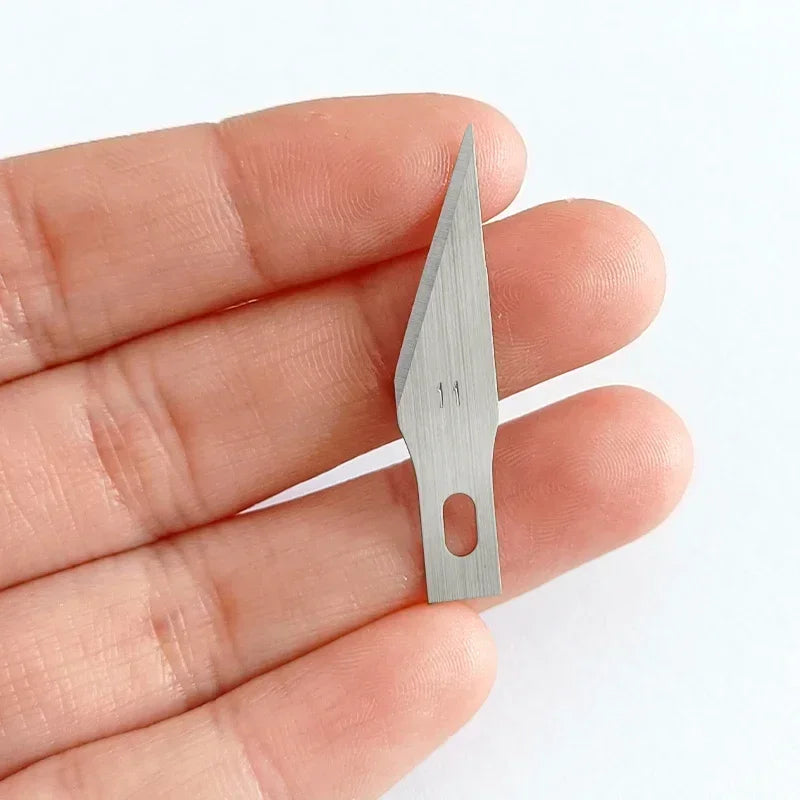 Stainless Steel Scalpel Blades 20/50/100-Pack | Hobby Carving Scalpel Blade Set QXL