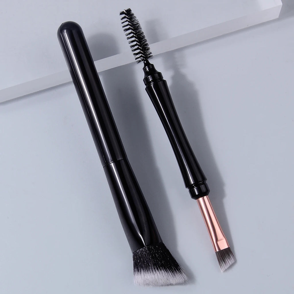 KOSSHOW 2-Pc Concealer, Eyeliner & Lash Brush Set Makeup Brush Set QXL