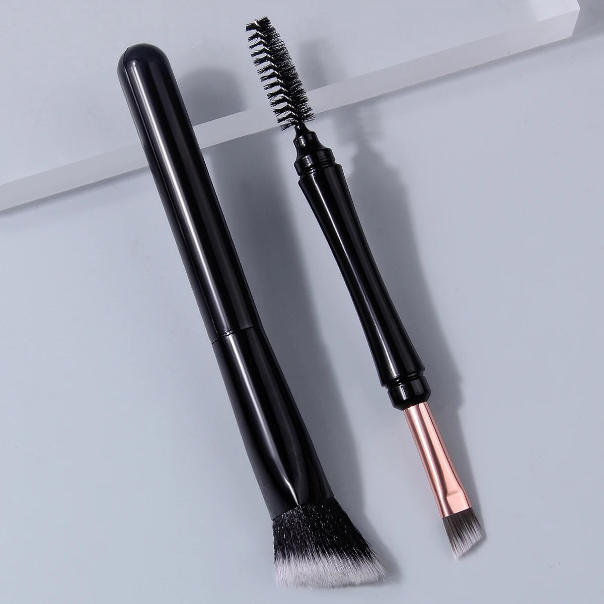KOSSHOW 2-Pc Concealer, Eyeliner & Lash Brush Set Makeup Brush Set QXL