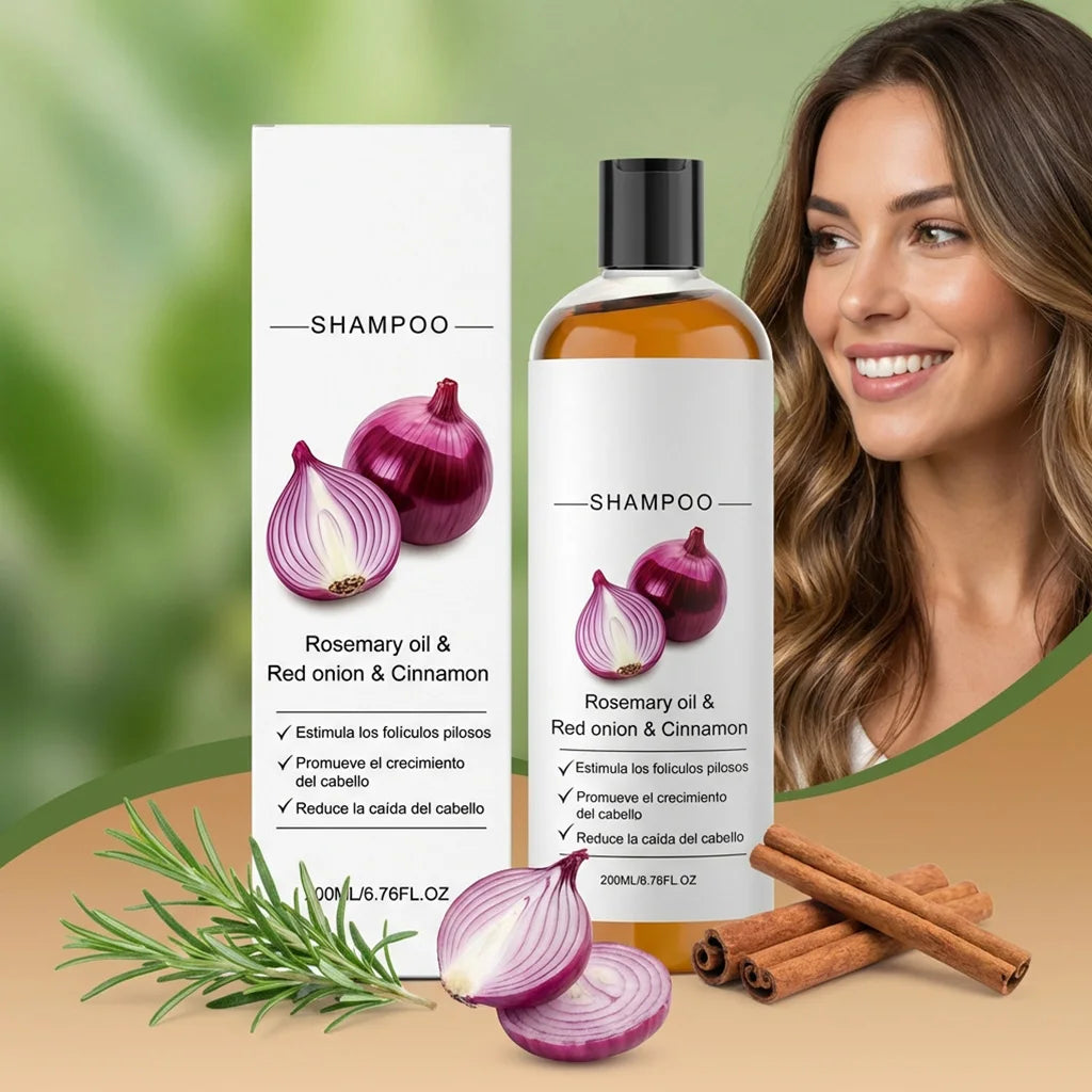 HOEGOA Rosemary & Red Onion Shampoo | Hair Growth 200ml Hair Growth Shampoo QXL