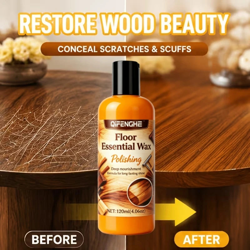 Wood Floor Polishing Wax | Restores & Protects Hardwood Floors Floor Polishing Wax QXL