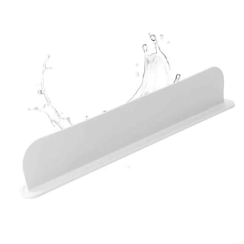 White Silicone Sink Splashback Guard & Countertop Protector Sink Splashback Guard QXL