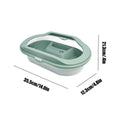 Turtle Tank Terrarium | Basking Stage, Clear Lid & Drainage Reptile Terrarium QXL Clear