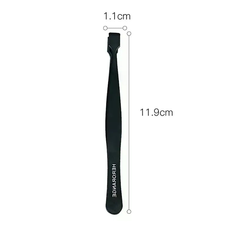 Stainless Steel False Eyelash Tweezers | Curved Lash Applicator Eyelash Tweezer QXL