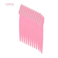 Portable Eyebrow Trimmer & Face Razor | Stainless Steel Blades Eyebrow Trimmer Razor QXL M7 12pcs pink