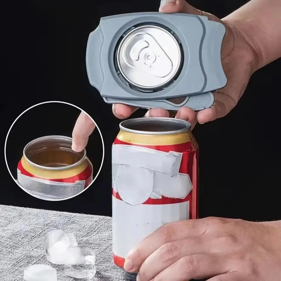 Portable Beer Can Opener – Wide-Mouth, Safe & Smooth Edges Can Opener QXL