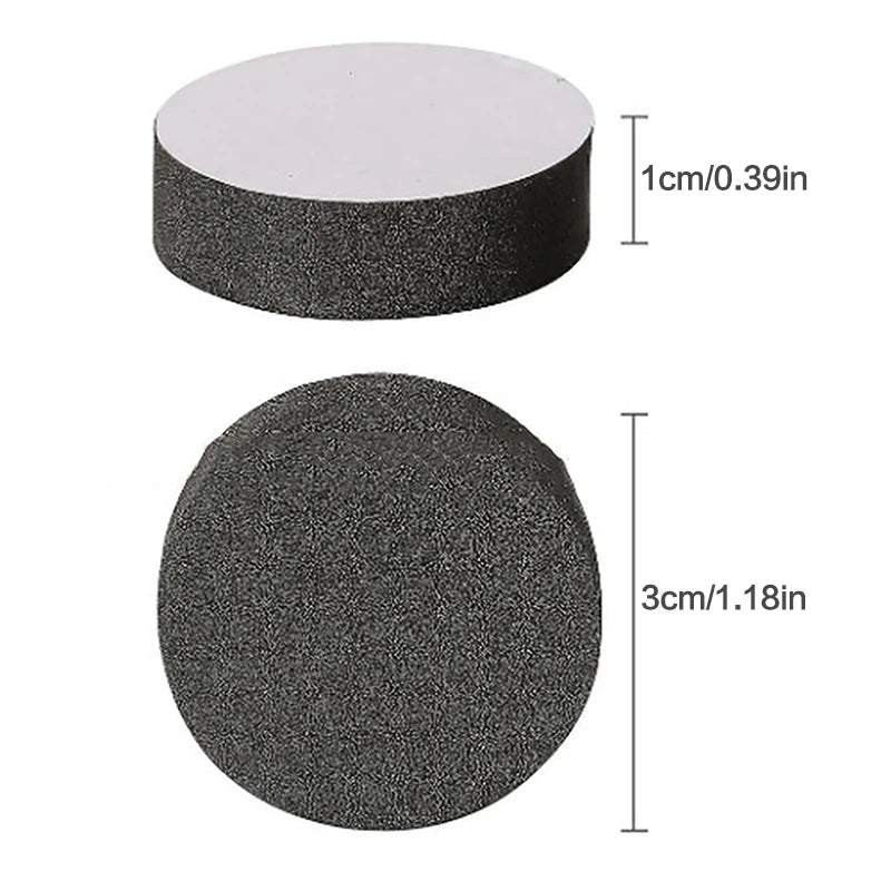 20-Pack EVA Speaker Anti-Slip Foam Pads | Self-Adhesive Speaker Foam Pads QXL Black