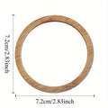 Compact Round Wooden Travel Mirror | Portable Handheld Mirror Portable Compact Mirror QXL 1pc