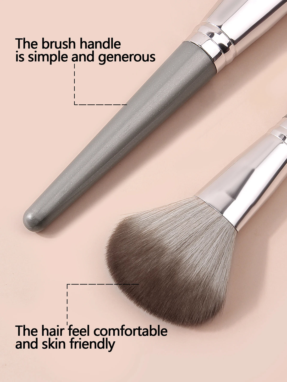 Fluffy Large Powder & Blush Brush – Multi-Use Makeup Tool Makeup Brush QXL