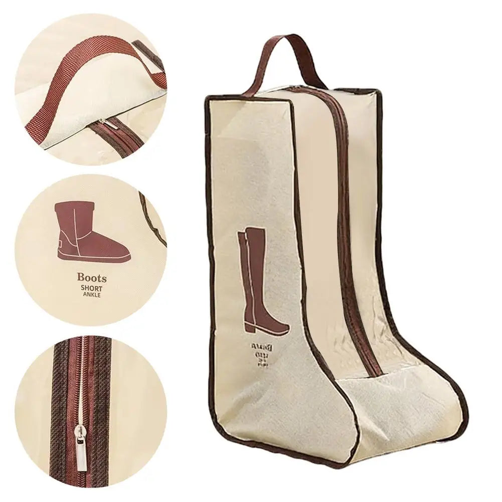 Waterproof Boot Storage Bag | Clear Window, S & L Sizes Boot Storage Bag QXL