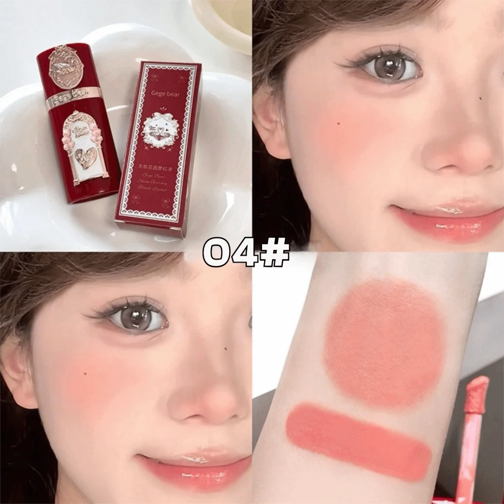 Velvet Matte Liquid Blush | Long-Lasting Buildable Tint Liquid Blush QXL 04