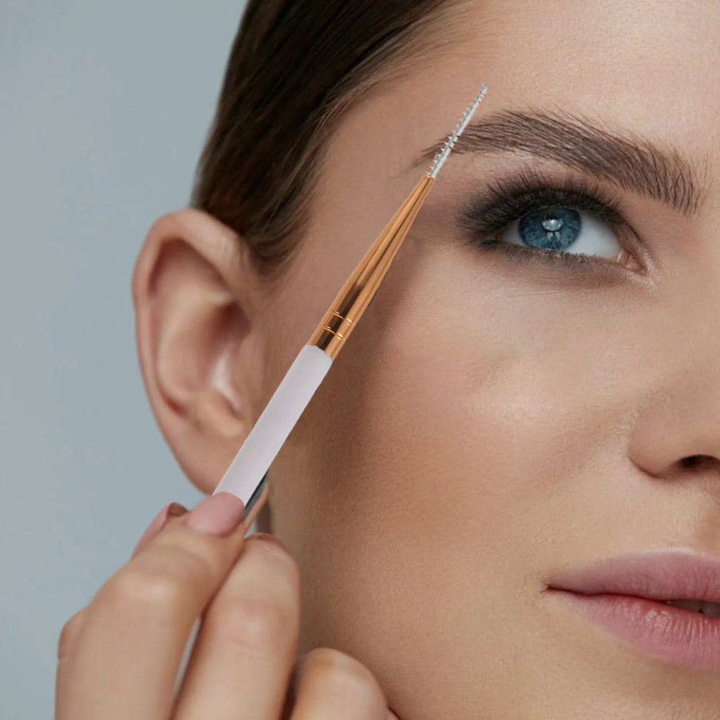 6-Pack Dual-Use Micro Eyebrow & Lash Extension Brush Set Eyebrow & Lash Brush QXL Default Title