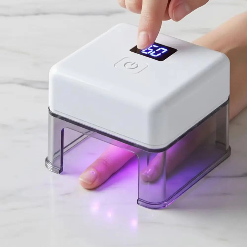 Mini Portable UV LED Nail Lamp | Rechargeable Gel Nail Dryer UV LED Nail Lamp QXL