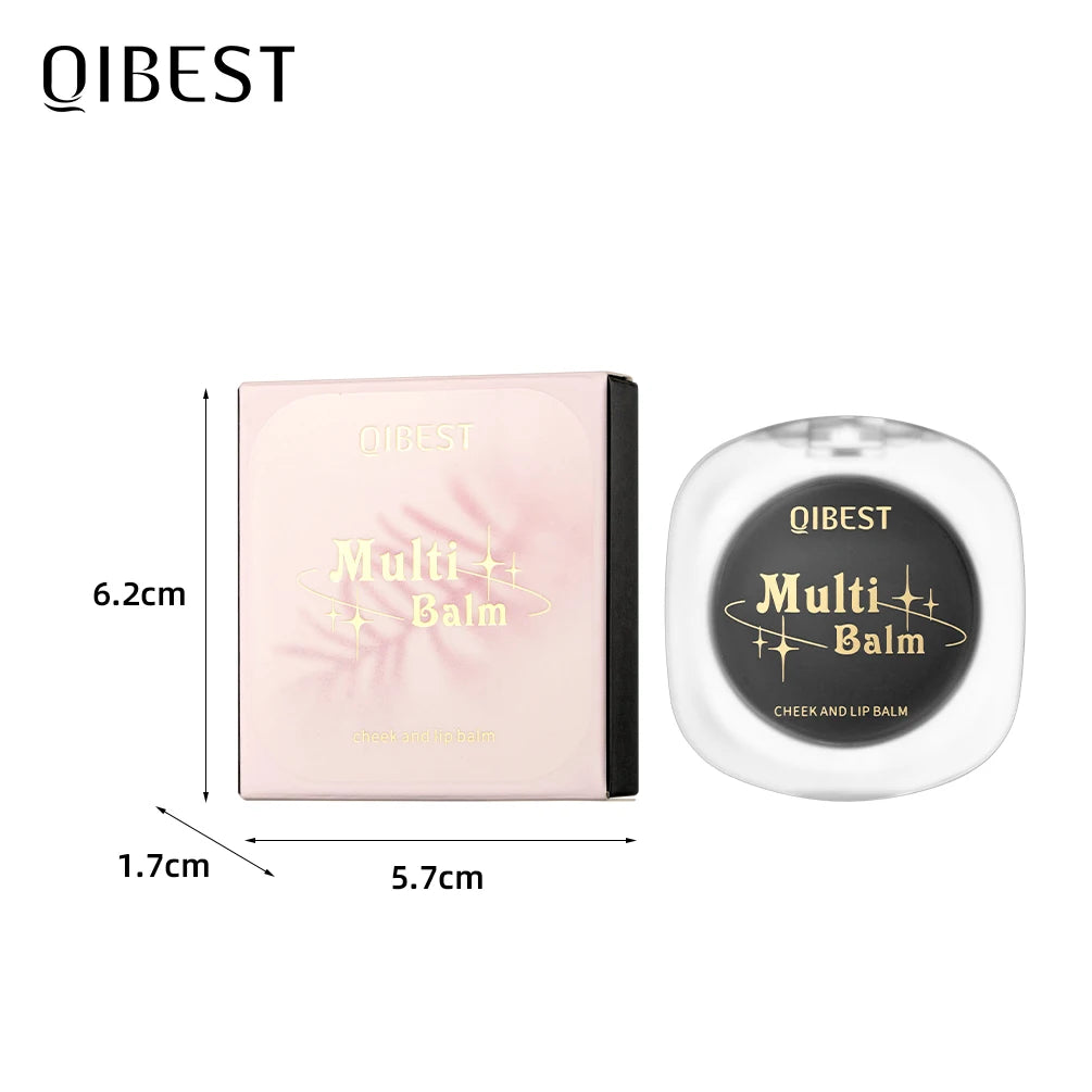 QiBest 2-in-1 Color-Change Lip & Cheek Balm | Black to Pink Lip & Cheek Balm QXL