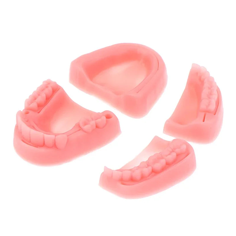 4-Piece Dental Oral Suture Silicone Training Model Set Dental Training Model QXL