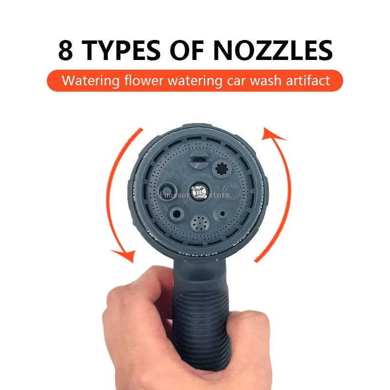 Multiple Interfaces Spray Lawn Watering Multi-Function Car Wash High Pressure Durable Hand-Held Tool Hose Sprinkle Nozzle Garden QXL