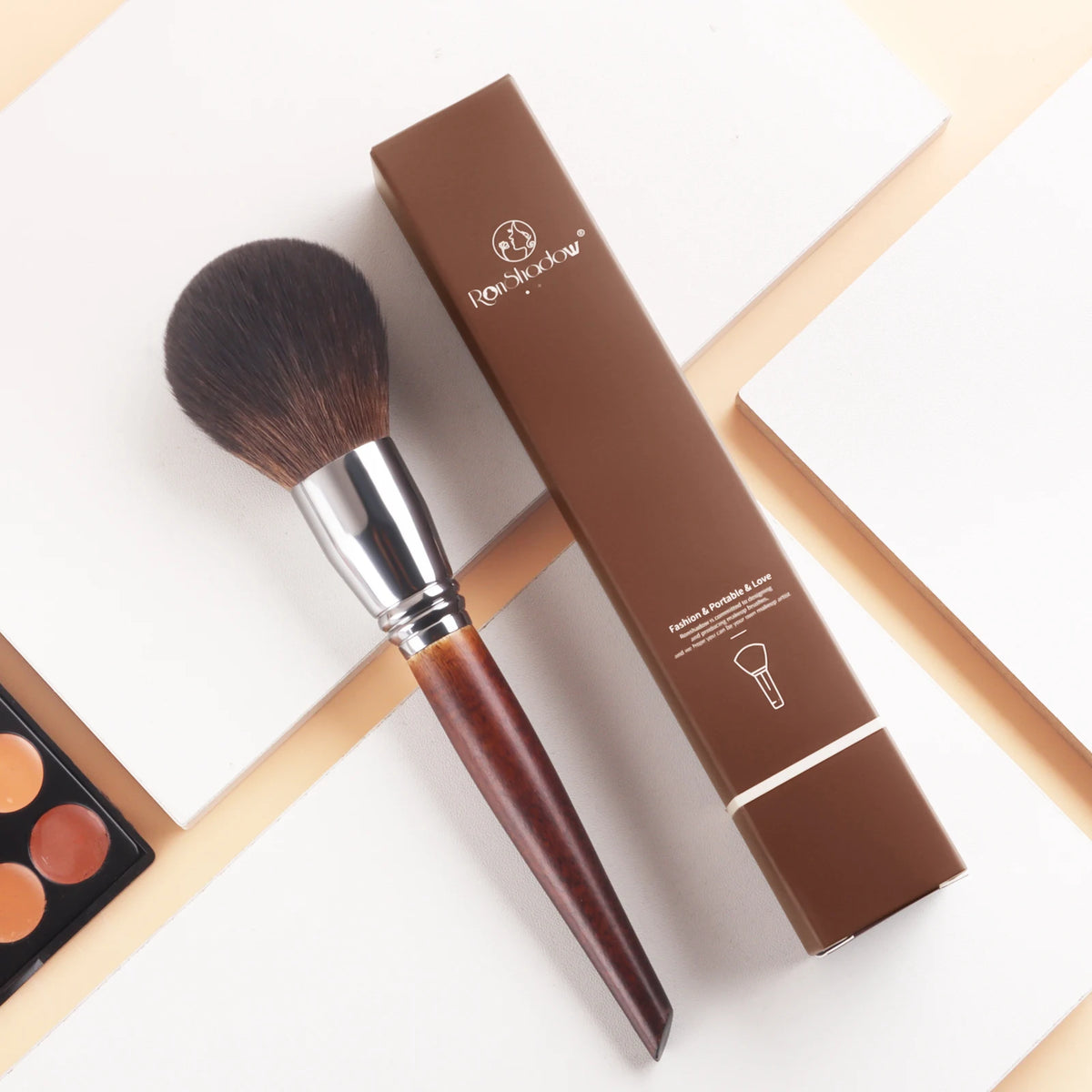 Ronshadow Single Makeup Brush – Powder, Eyeshadow & Smudge Single Makeup Brush QXL