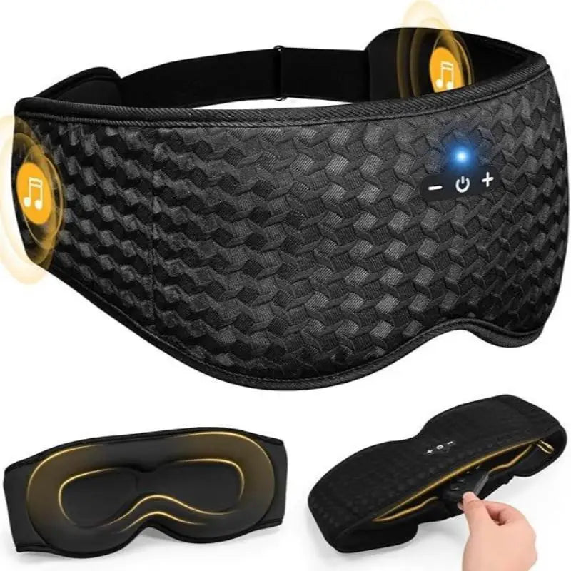 3D Bluetooth Sleep Mask Headphones for Side Sleepers Bluetooth Sleep Mask QXL