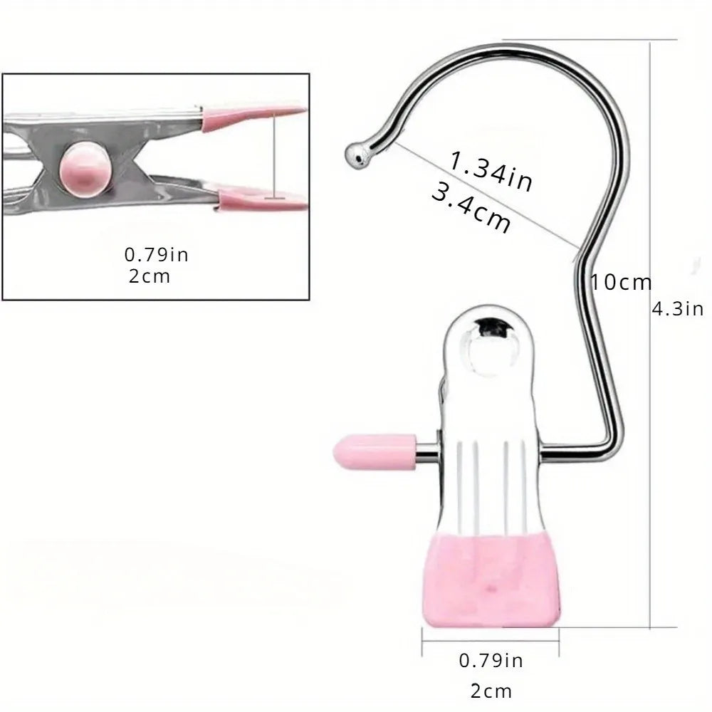 20-Pack Boot Hanger Clips | Space-Saving Clothes Pins Clothes Hanger Clips QXL