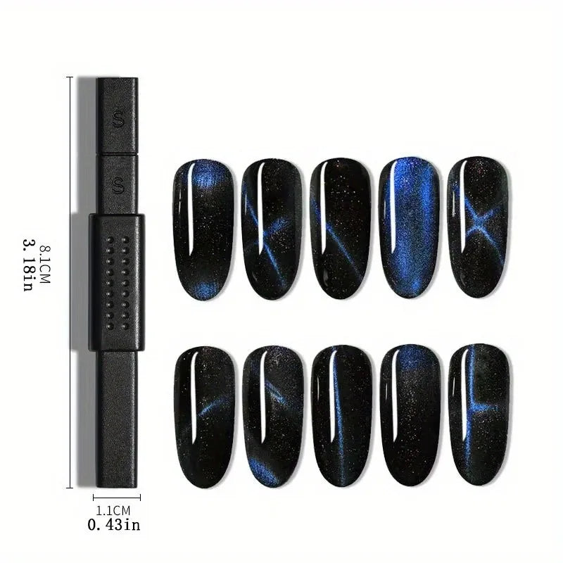 13-Pc Cat Eye Nail Art Magnet Set | Magnetic Gel Wands Nail Art Magnet Set QXL