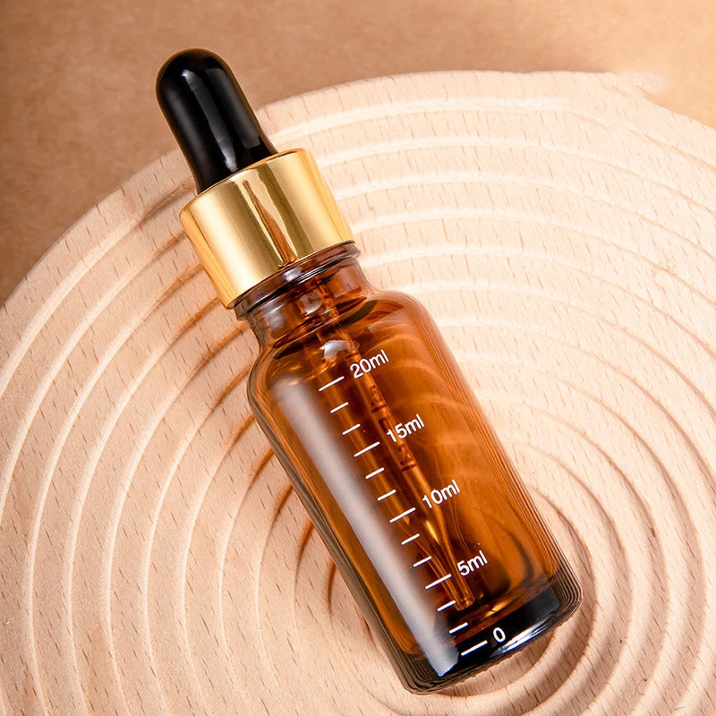 Amber Glass Dropper Bottles 5ml–100ml | Graduated Scale Glass Dropper Bottle QXL