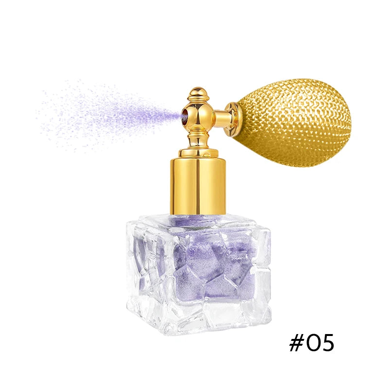 Air Pump Holographic Glitter Spray Powder | Hair Body & Face Body Glitter Spray QXL 05