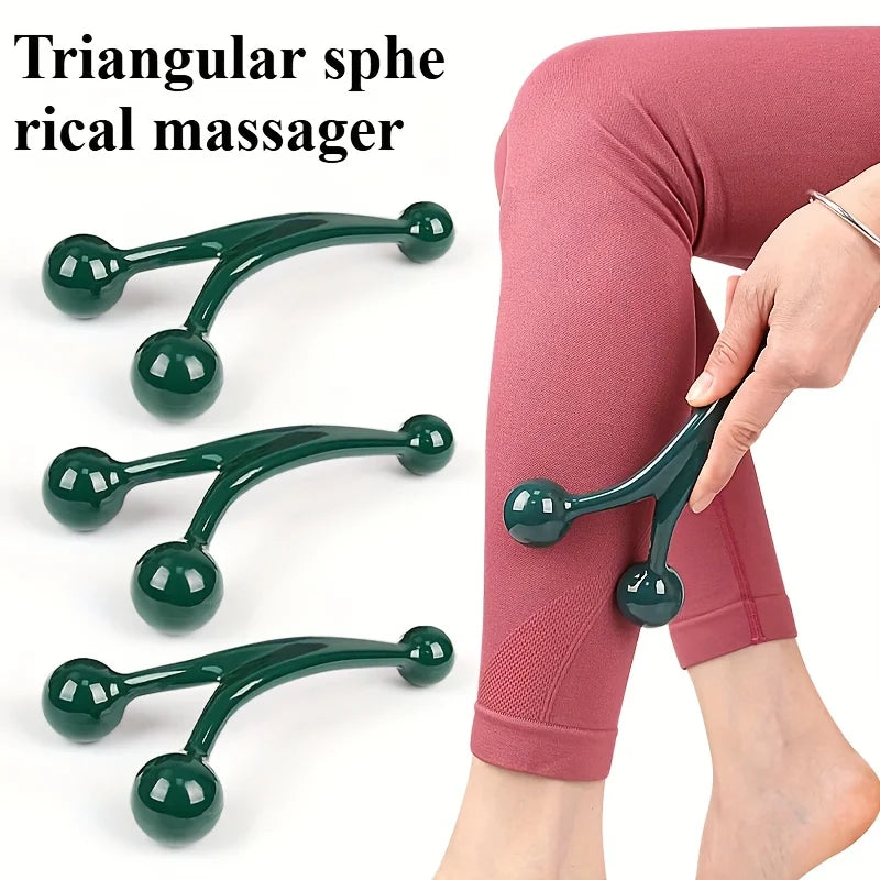 3-Head Manual Massager for Neck, Shoulders & Feet Manual Massager QXL