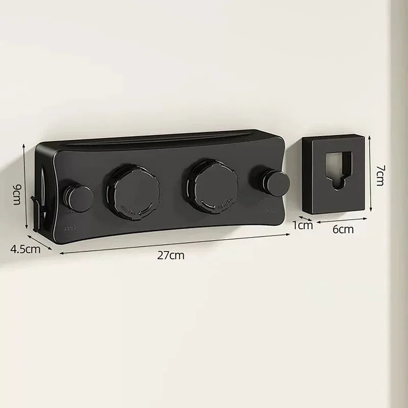 Dreamburgh 5.1m Retractable Clothesline | Wall-Mounted Laundry Retractable Clothesline QXL Gray Double line