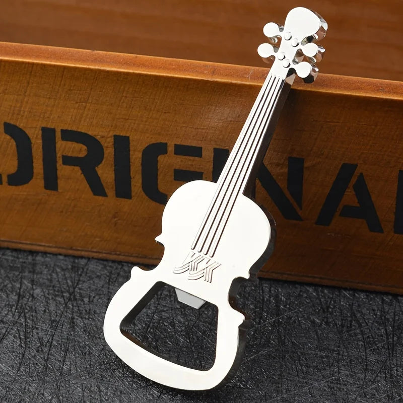 Guitar Shape Zinc Alloy Bottle Opener | Novelty Kitchen Tool Novelty Bottle Opener QXL