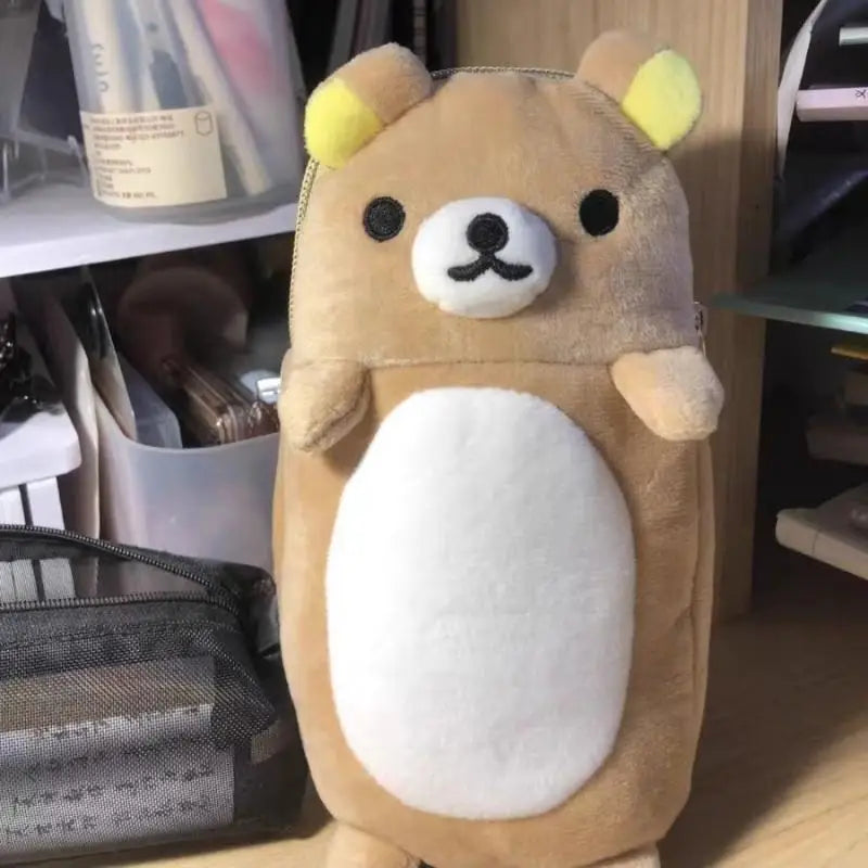 Cute Bear Pencil Case | Large Capacity Student Stationery Bag Pencil Case QXL