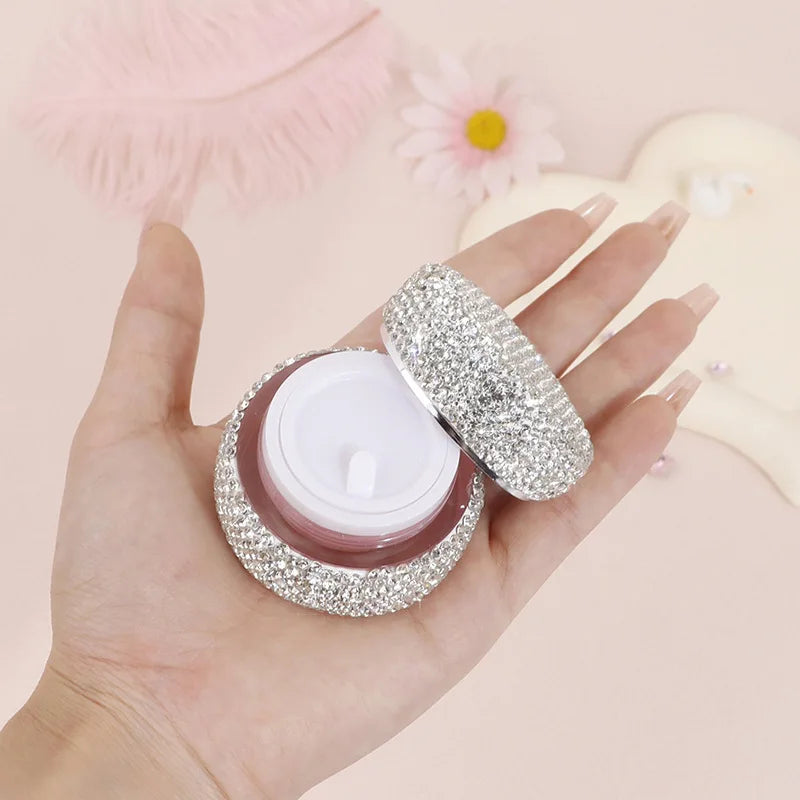 10ml Diamond Luxury Empty Cream Jar | Refillable Cosmetic Bottle Cosmetic Jar QXL