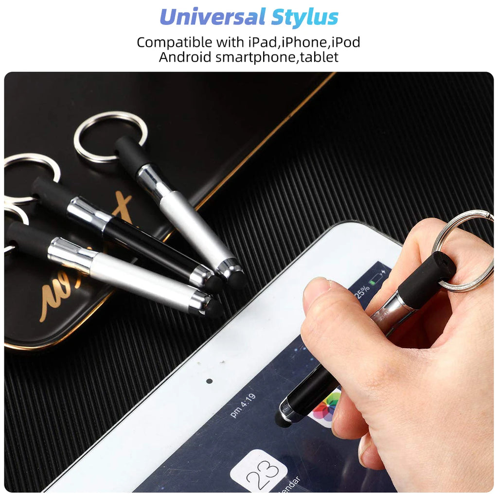 2-in-1 Stylus Ballpoint Pen with Keychain | All Devices Stylus Ballpoint Pen QXL