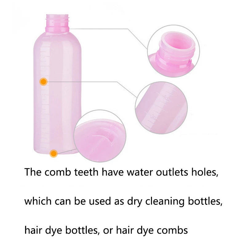 160ml Hair Dye Applicator Comb Bottle | Salon Coloring Tool Hair Dye Applicator QXL