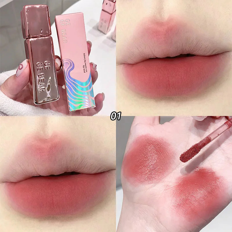 GegeBear Velvet Matte Air Lip Mousse | Long-Lasting Lip Color Lip Mousse Gloss QXL 1
