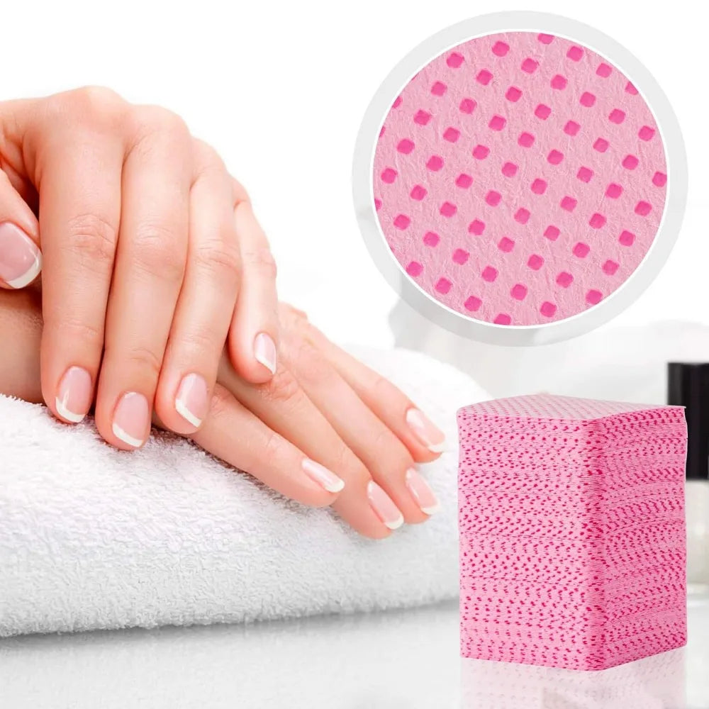 Lint-Free Gel Nail Wipes | Polish Remover Pads 20–300 Pc Nail Remover Wipes QXL
