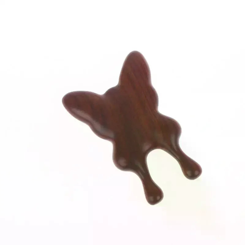Sandalwood Butterfly Gua Sha Face & Nose Massager Tool Gua Sha Facial Tool QXL