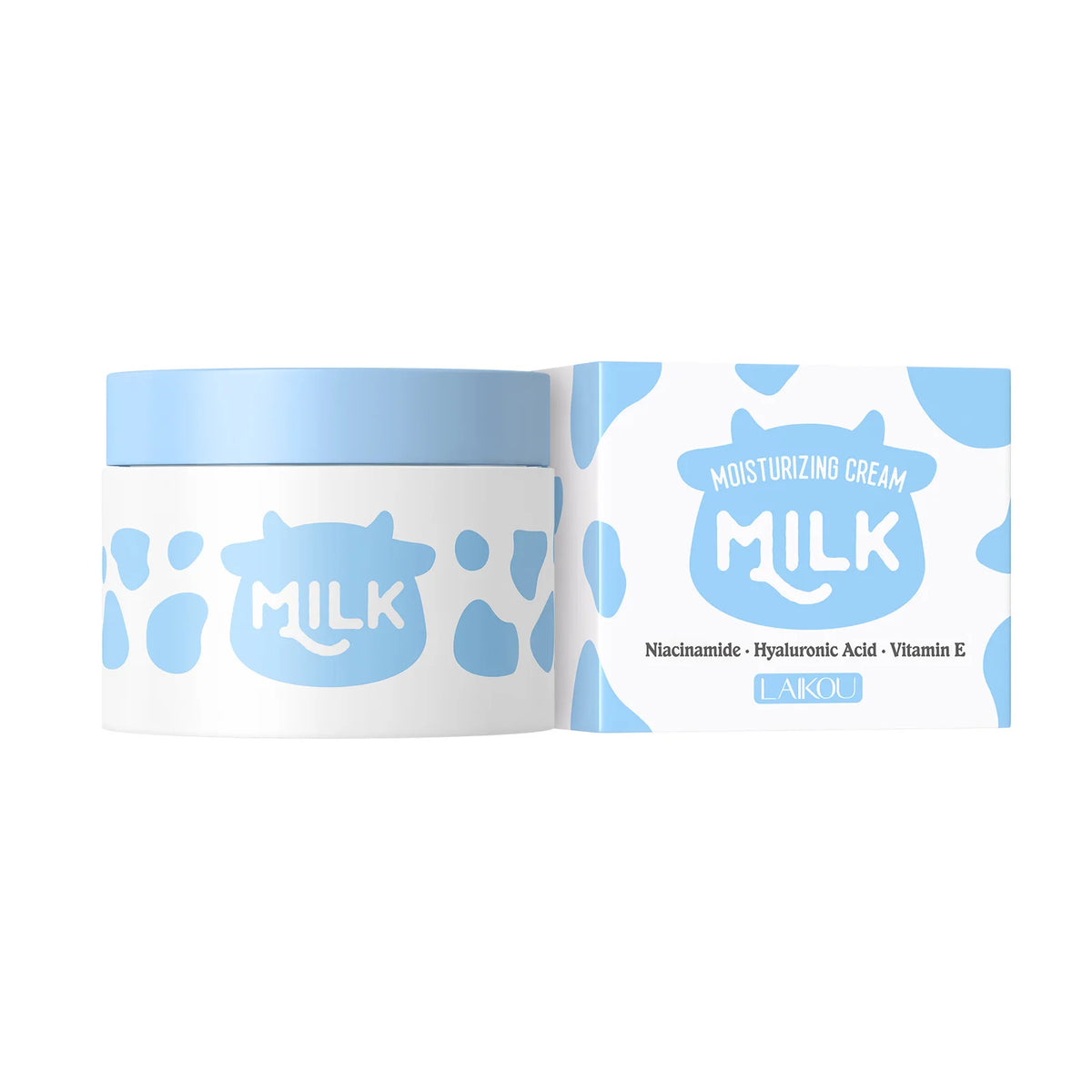 LAIKOU Milk Extract Moisturizing Facial Cream 25g Travel Size Facial Moisturizer Cream QXL 25g