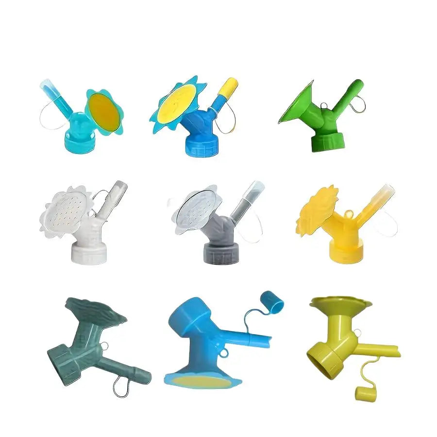 3-Pack Sunflower 2-in-1 Watering Nozzle for Bottles & Plants Garden Watering Nozzle QXL