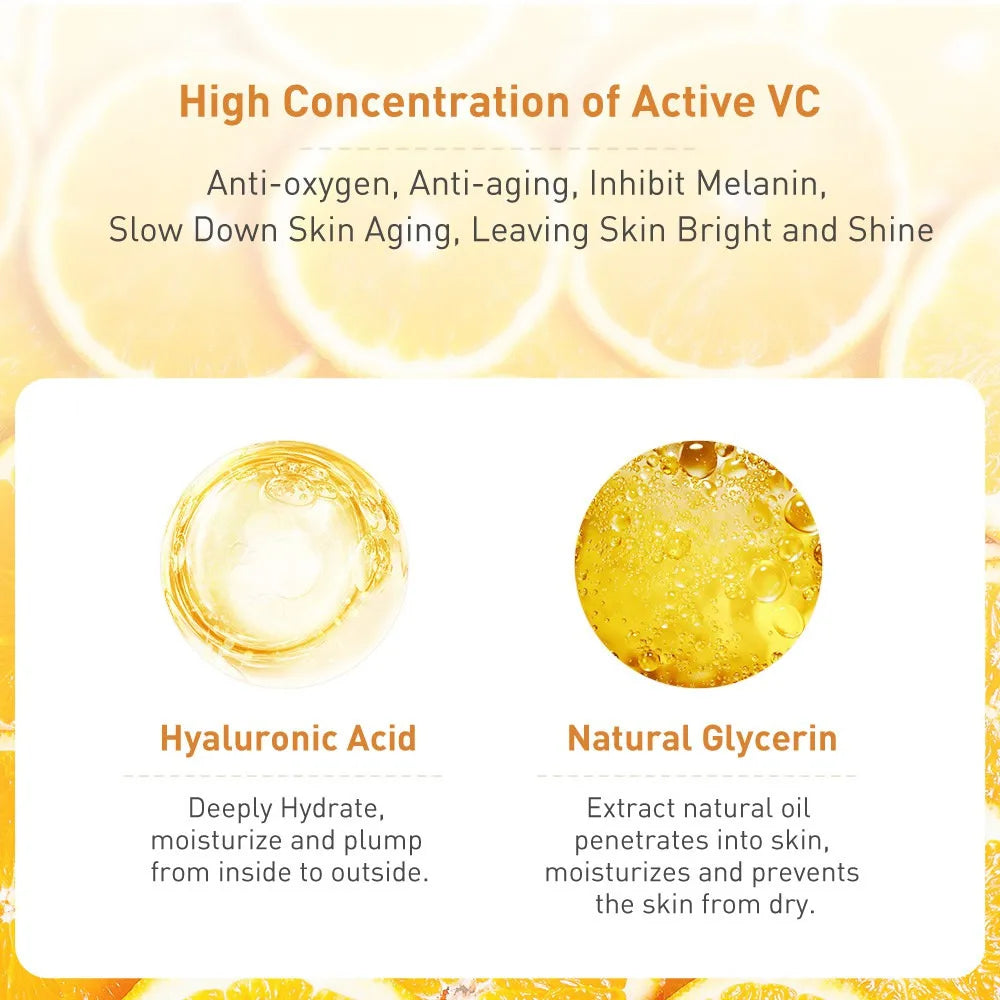 LANBENA Vitamin C Face Serum – Brightening & Moisturizing 15ml Vitamin C Face Serum QXL